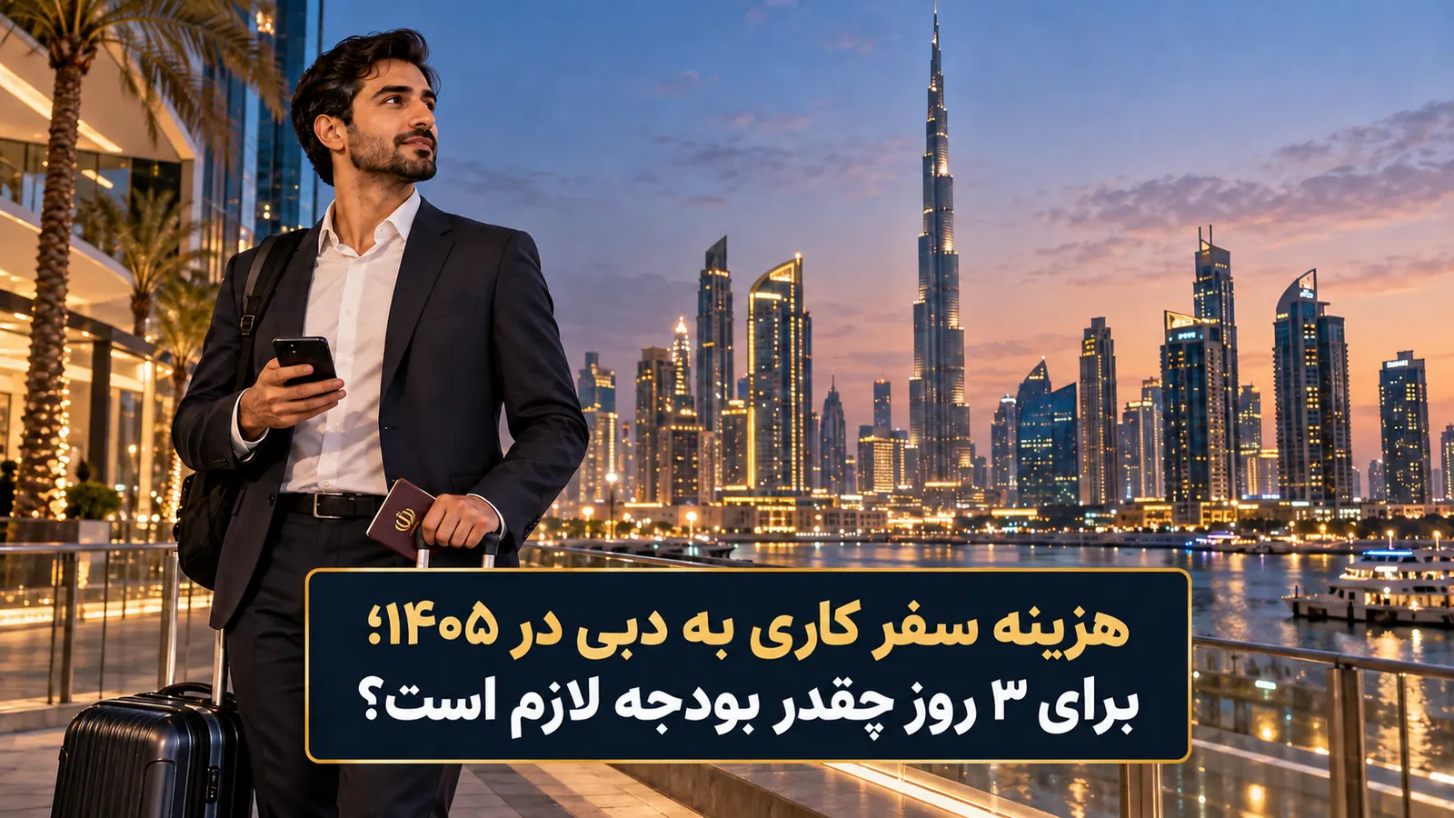 هزینه سفر کاری به دبی در سال ۱۴۰۵ برای یک سفر سه روزه